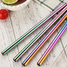 Thick Smoothie HOLOGRAPHIC Stainless Steel Straws - Chickpeace Zero Waste Refillery