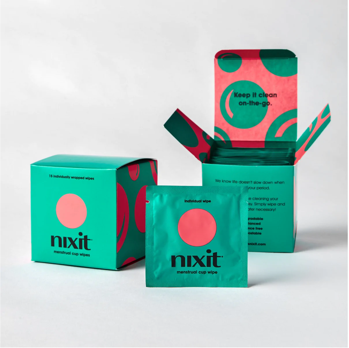 Nixit Menstrual Cup Cleaning Wipes – Chickpeace Zero Waste Refillery